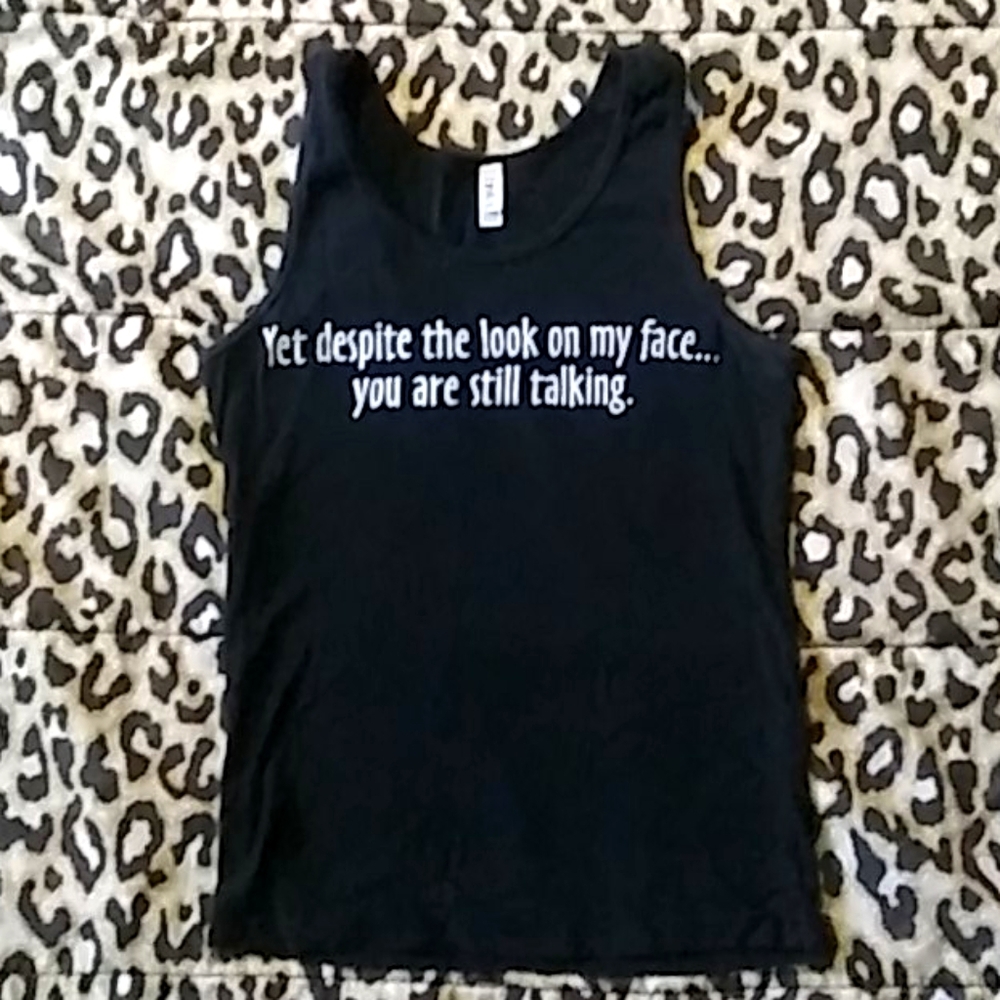 Graphic tank top xl